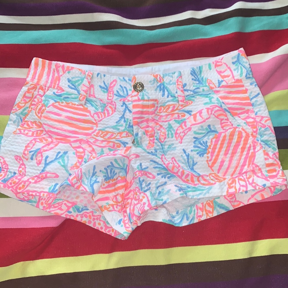 Lilly Pulitzer The Walsh Shorts- Cute Crab Pattern